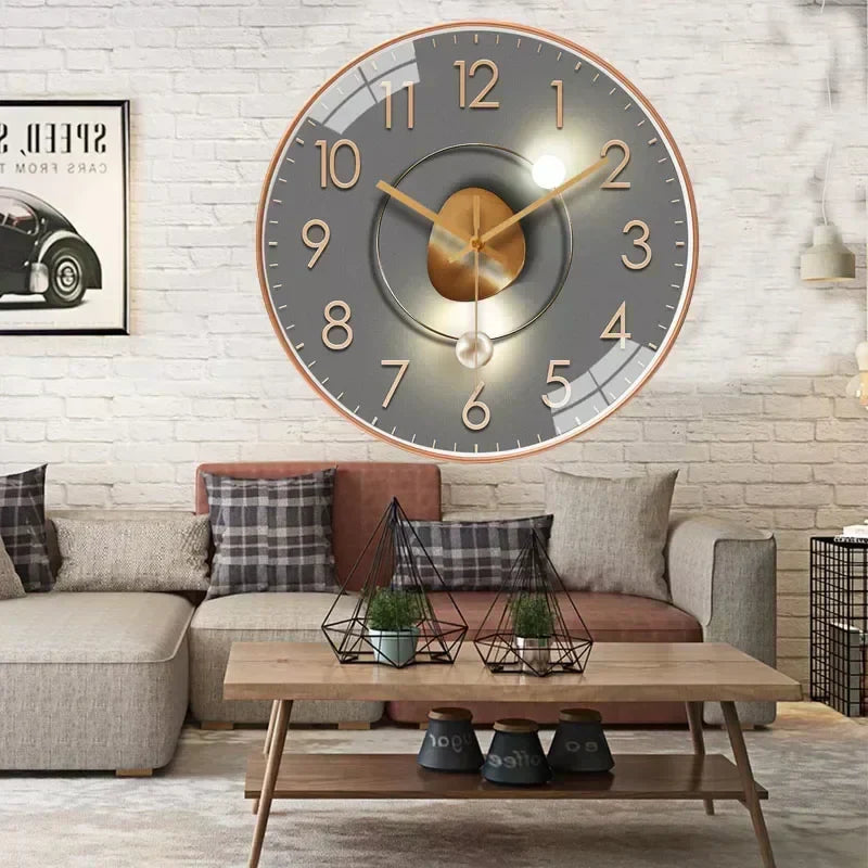 Modern Decorative Wall Clock | Silent Quartz Design