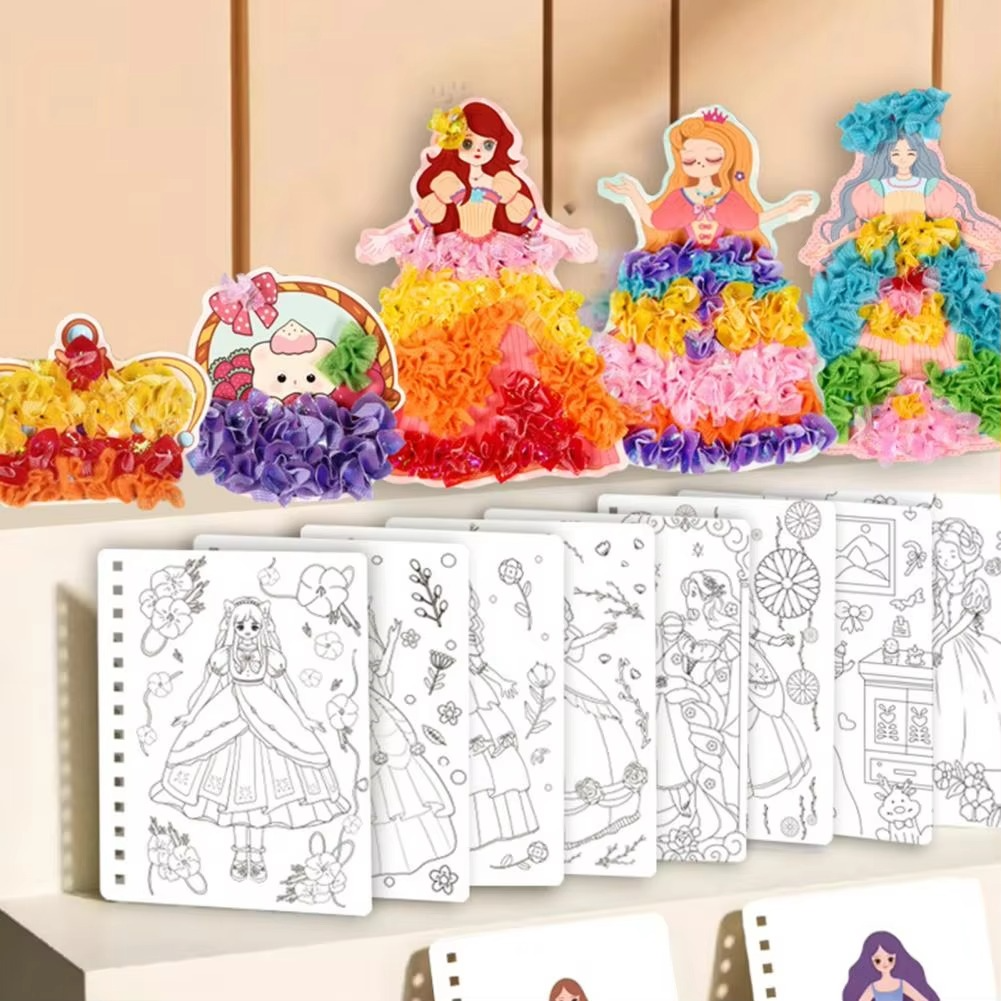 Kids Princess Fashion Design Drawing Activity Book
