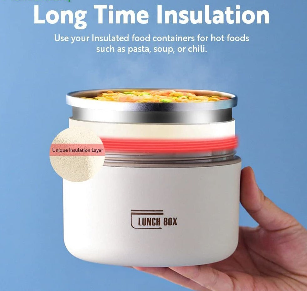 Insulated Lunch Box | Keeps meals warm longer