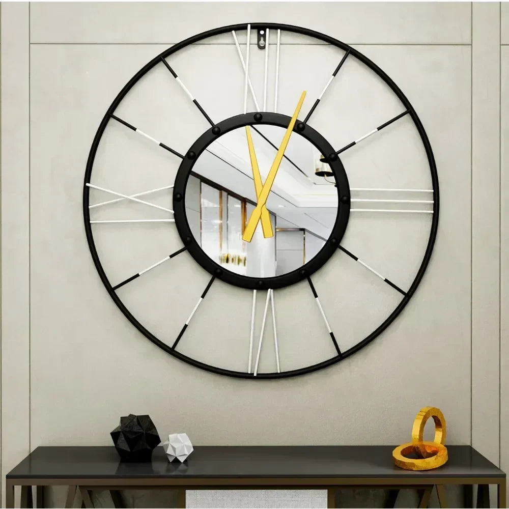 Minimalist Metal Frame Wall Clock