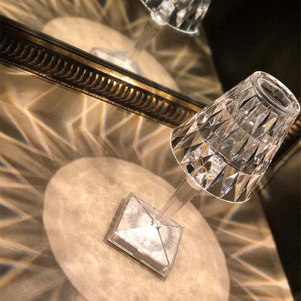 Crystal-Effect Table Lamp | Sparkling Ambient Light