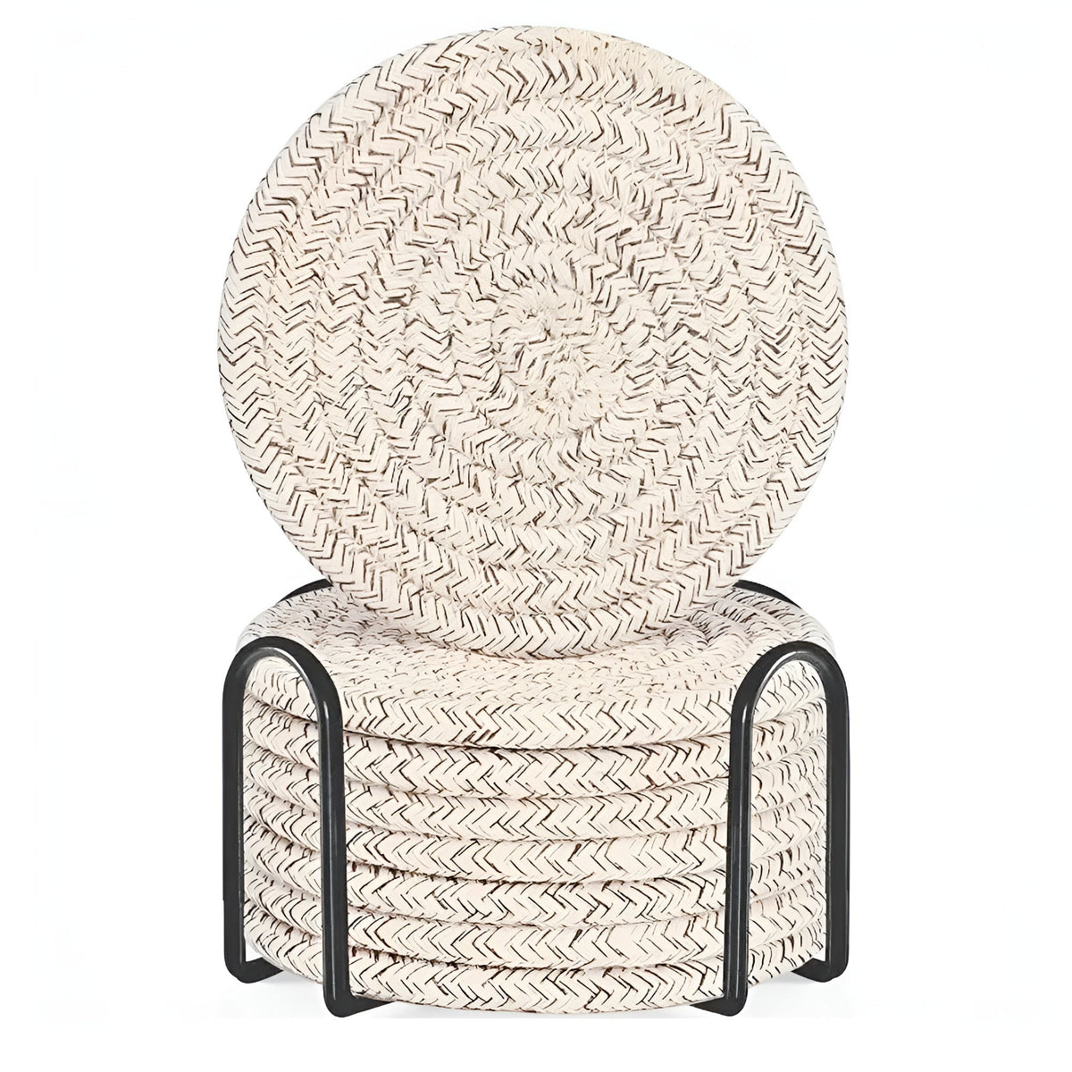 Woven Whirl Coaster Set | 8Pcs Set 0