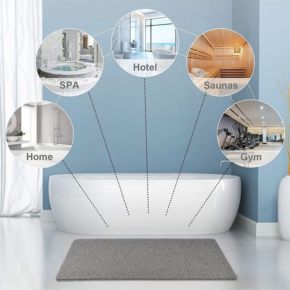 Quick-Dry Shower Mat | Safe Hygienic Comfort