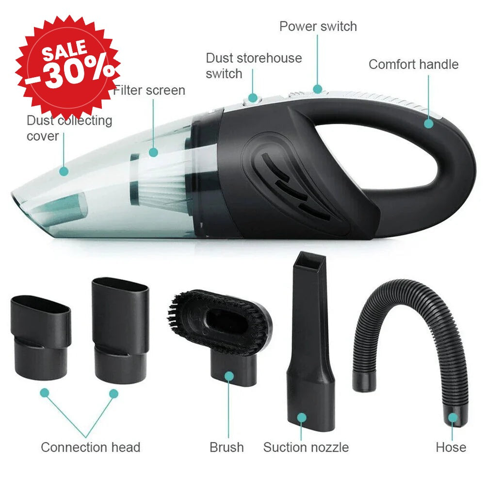 Handheld Cordless Vacuum Cleaner USB - SALE -30%
