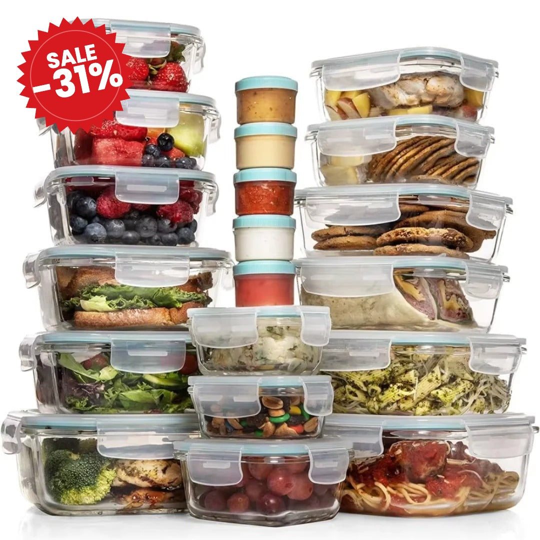 35-piece food storage container set - SALE -31%