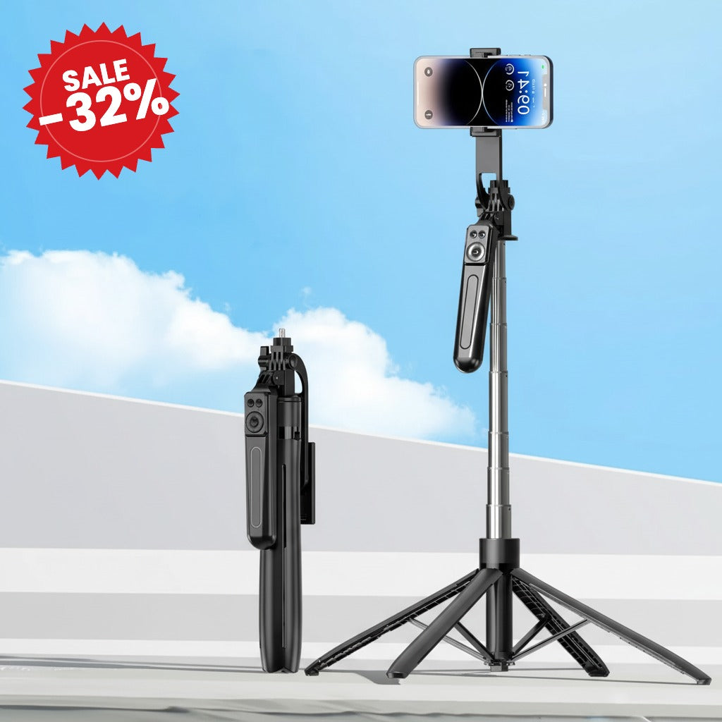 Collapsible Bluetooth Selfie Stick Tripod - SALE -32%