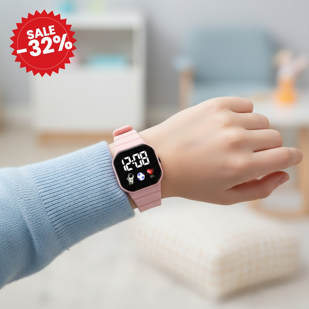 Waterproof Digital LED Kids Watch - SALE -32%