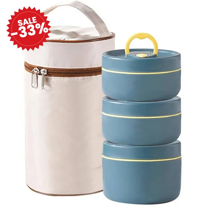 Lunch Box Stainless Steel Insulated Food Container Full Set - SALE -33%