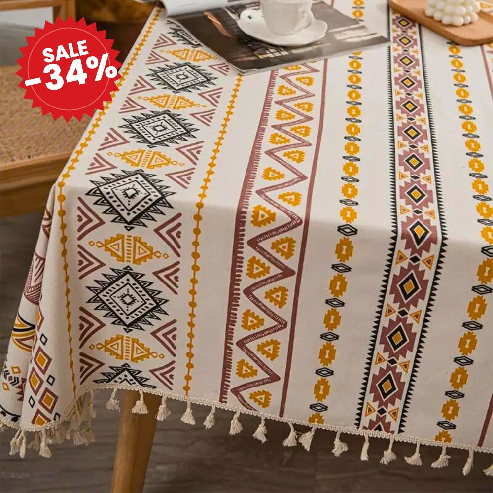 Exquisite Bohemian Tablecloth with Tassels - SALE -34%