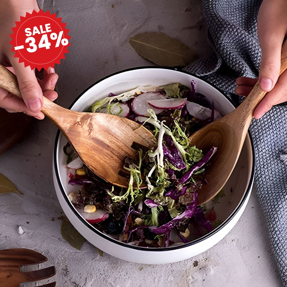 Rustic Teak Serving Set | 2 Pcs - SALE -34%