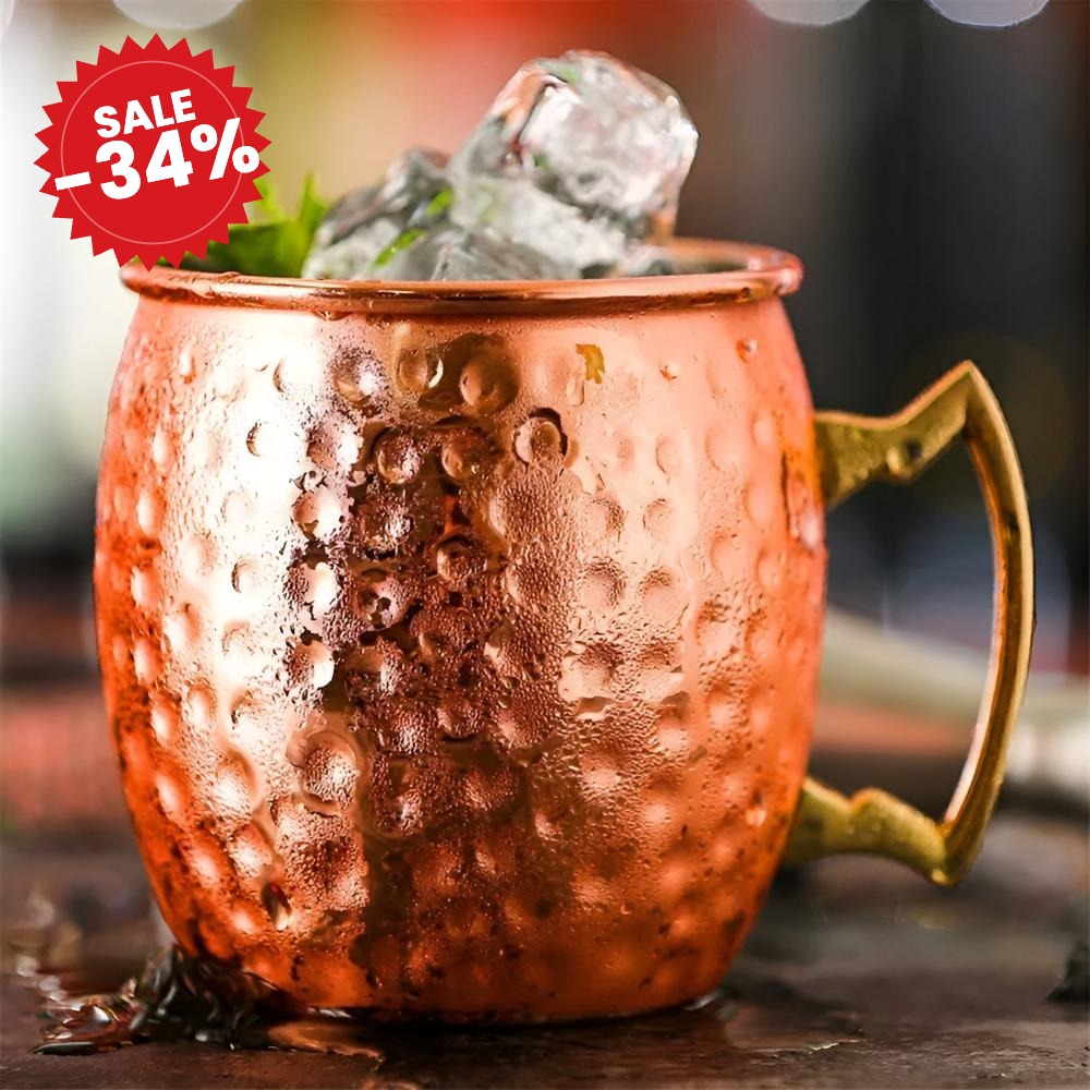 Hammered Copper Mug - SALE -34%