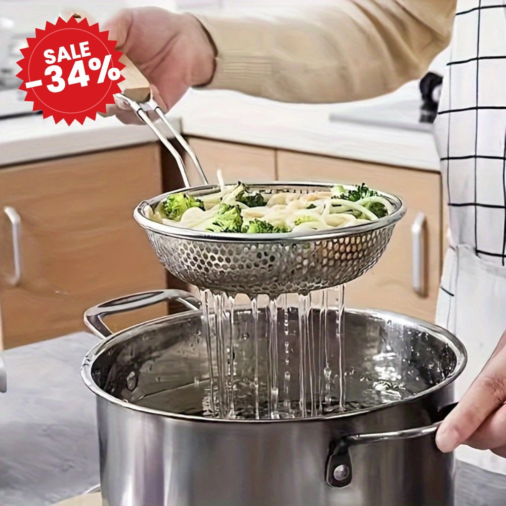 Skimmer Stainless Steel Colander Strainer - SALE -34%