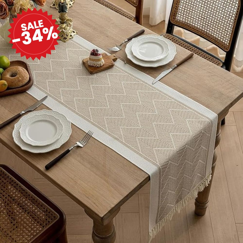 Zigzag Loom Table Runner - SALE -34%