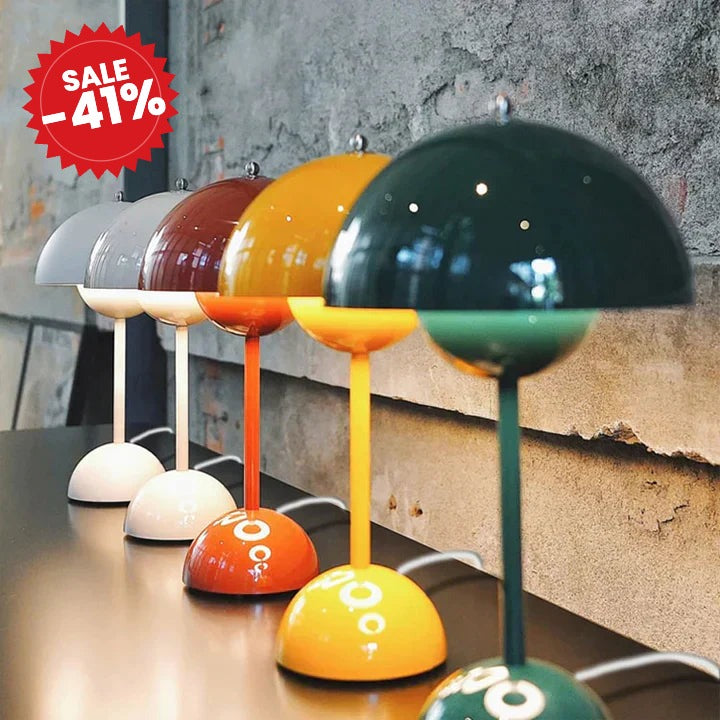 Contemporary Nordic Table Lamp Mushroom-Style - SALE -41%