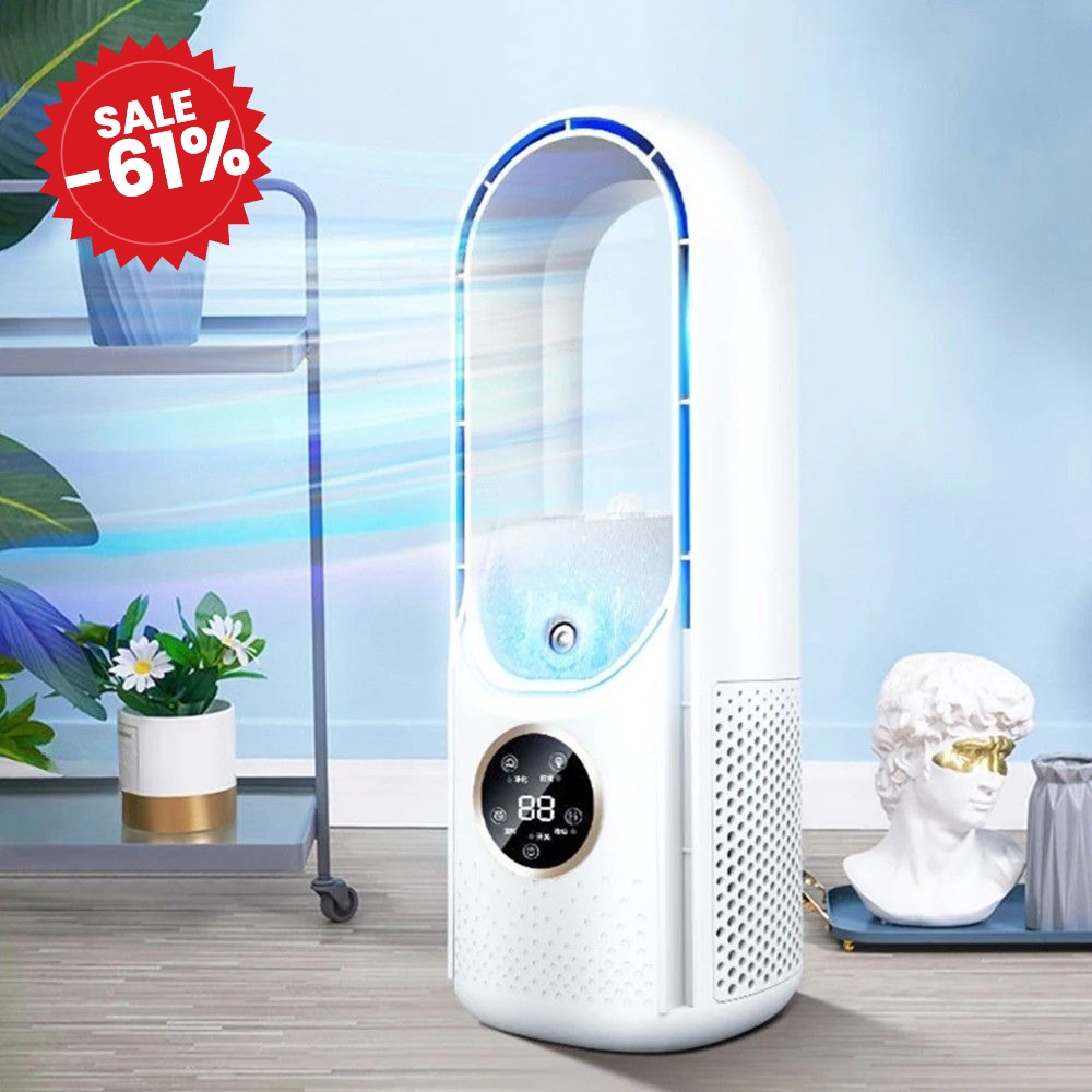 Bladeless Portable Air Conditioner with LED Display - SALE -61%