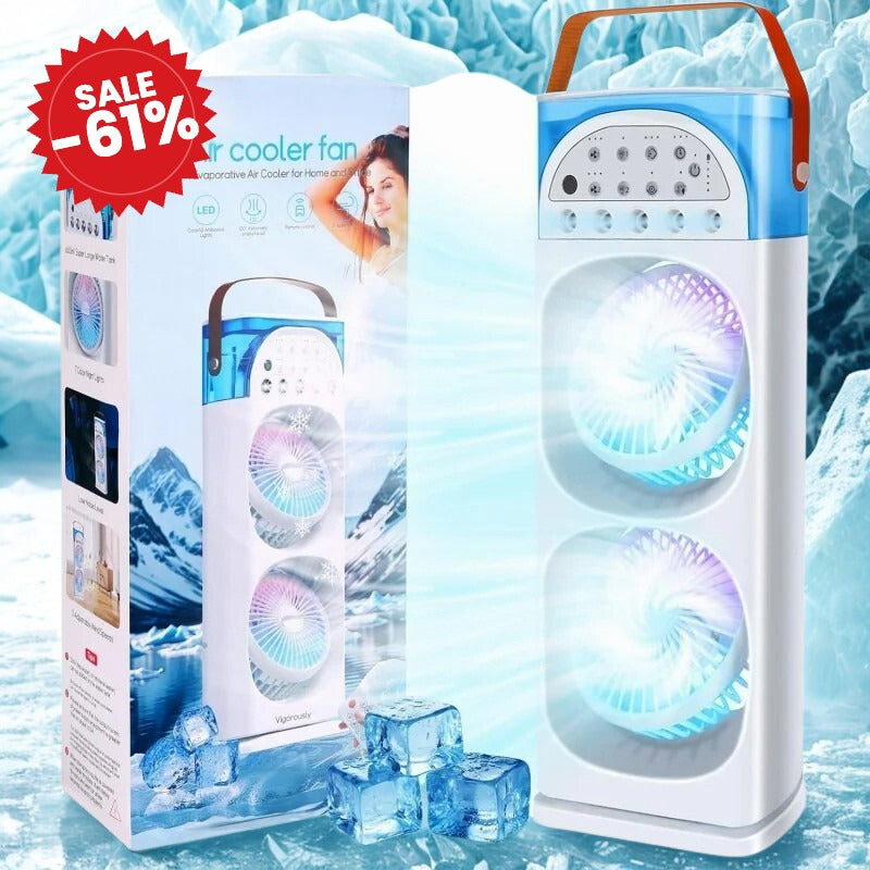 Mini Portable Airconditioner with Humidifier & LED Light - SALE -61%