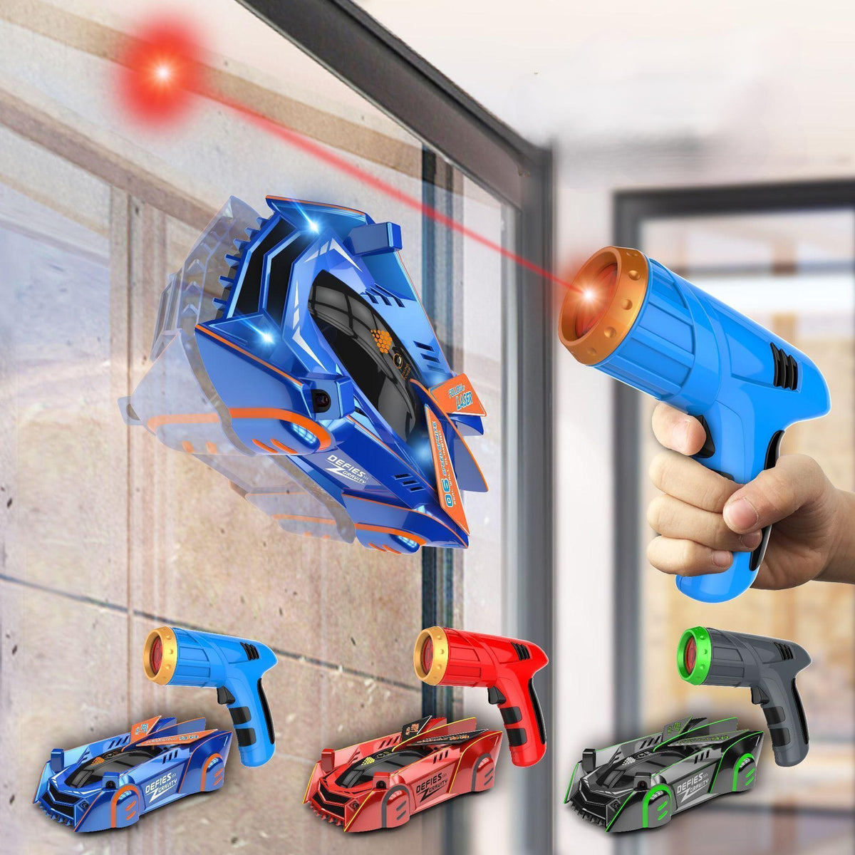 Kids Laser Remote Control Wall Climbing Car