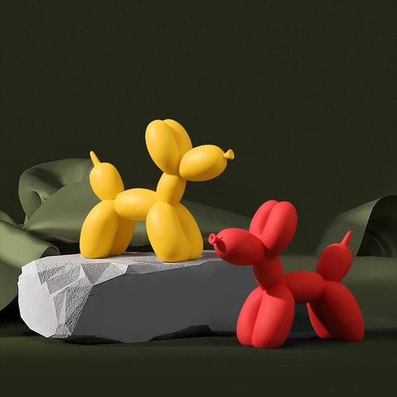 Balloon Dog Sculpture | Modern Playful Home Accent