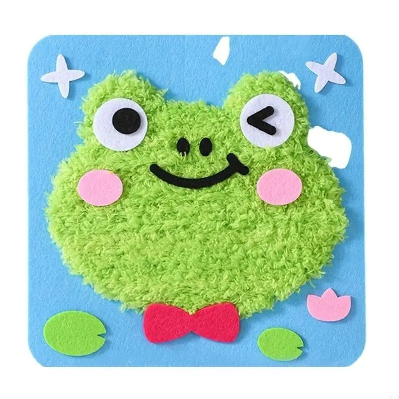 Kids DIY Embroidery Animal Doll Sewing Kit
