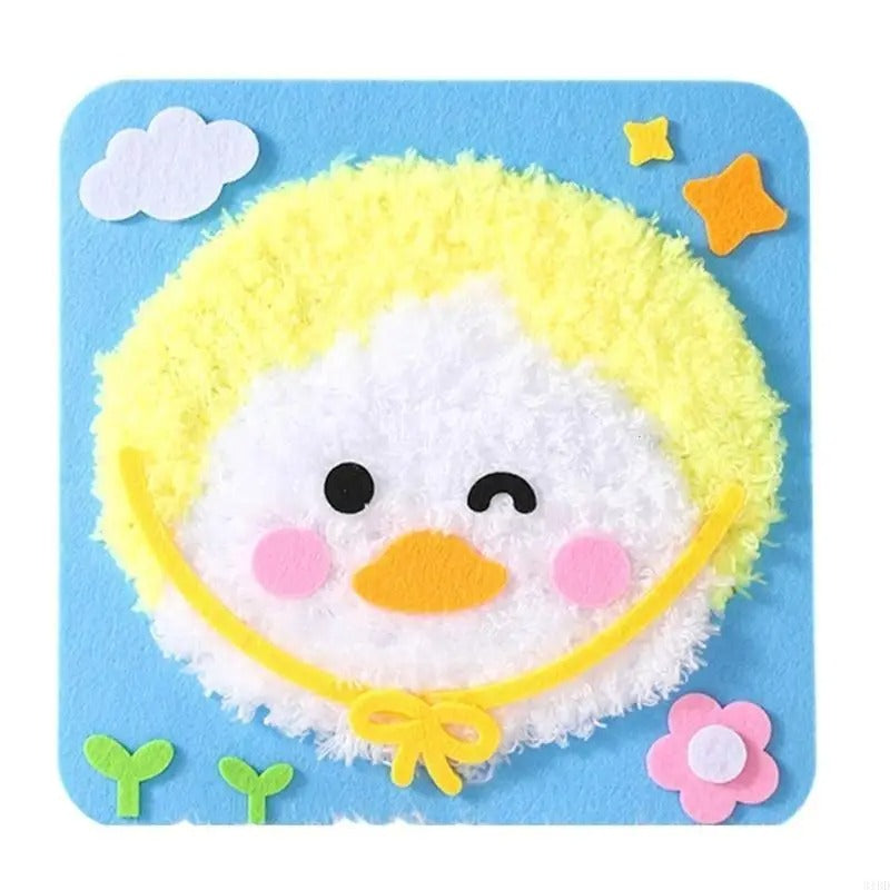 Kids DIY Embroidery Animal Doll Sewing Kit