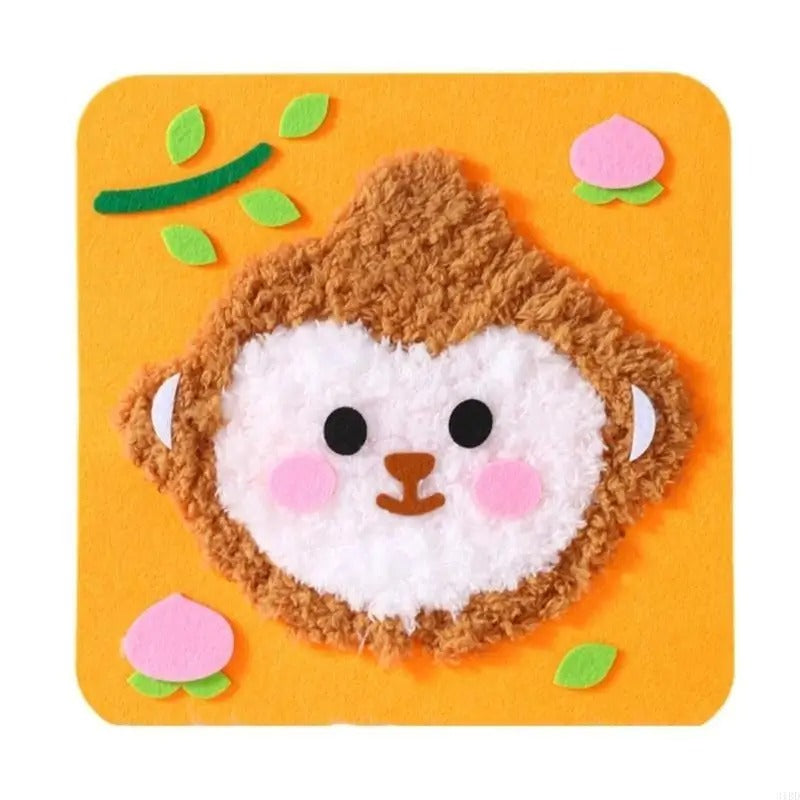 Kids DIY Embroidery Animal Doll Sewing Kit