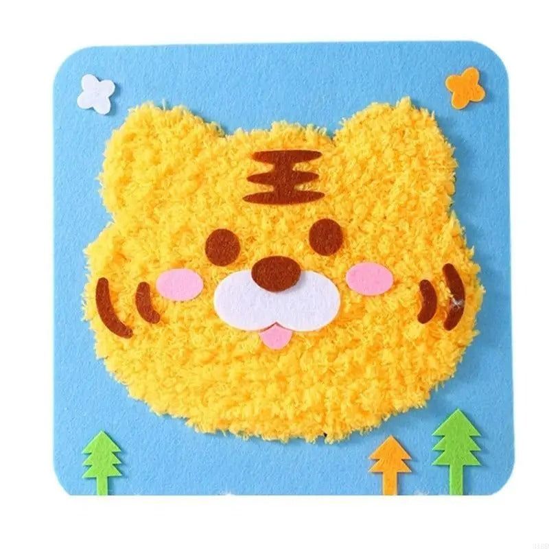 Kids DIY Embroidery Animal Doll Sewing Kit
