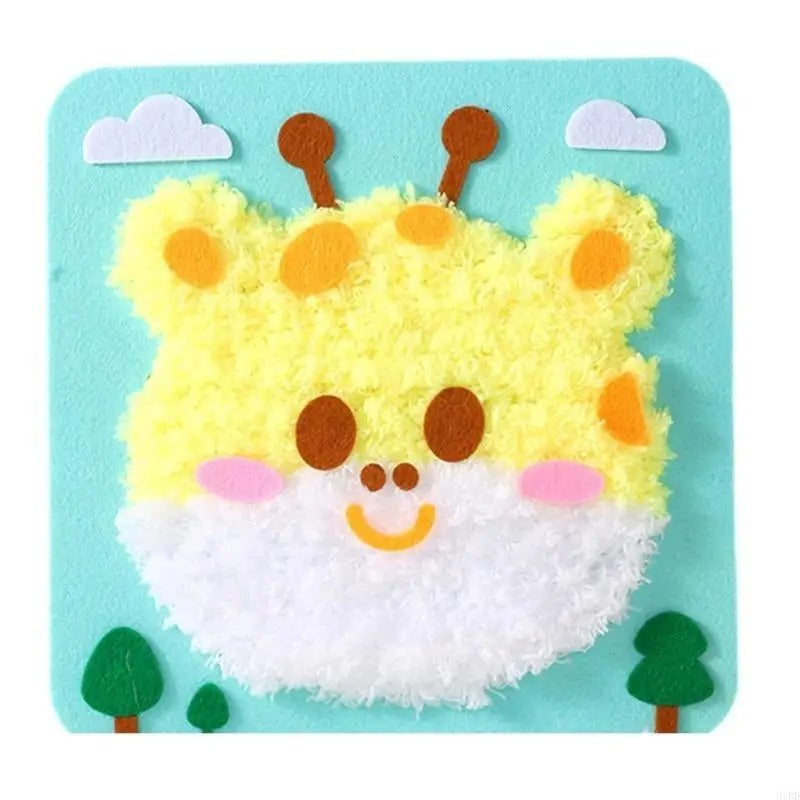 Kids DIY Embroidery Animal Doll Sewing Kit