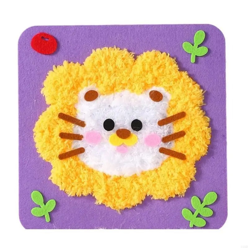 Kids DIY Embroidery Animal Doll Sewing Kit