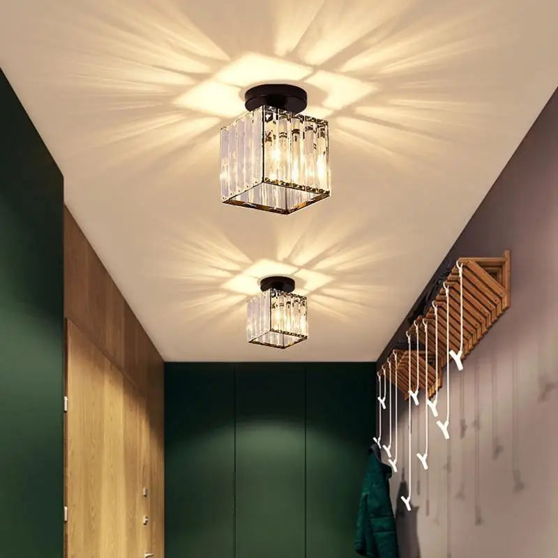 Glass Ceiling Light | Sparkling Ceiling Accent