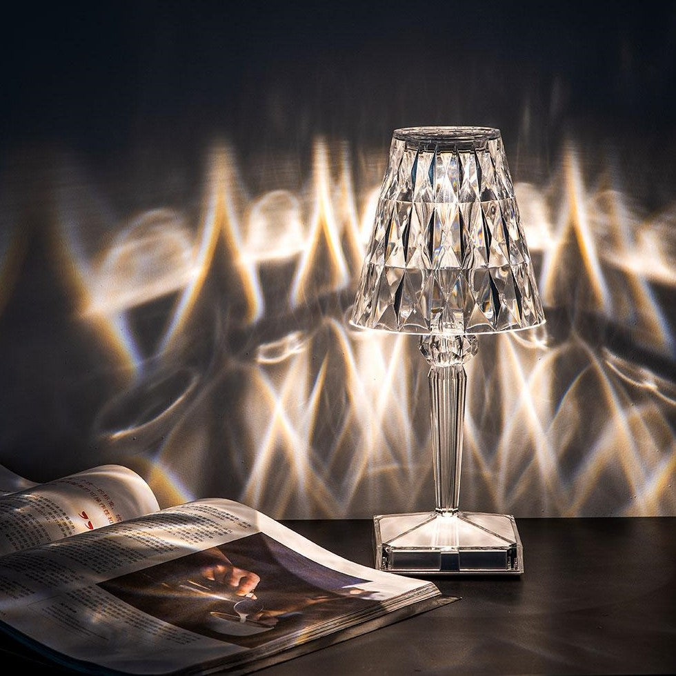 Crystal-Effect Table Lamp | Sparkling Ambient Light