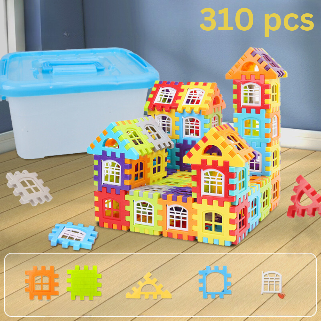 Kids Montessori Transparent Window Building Blocks Set